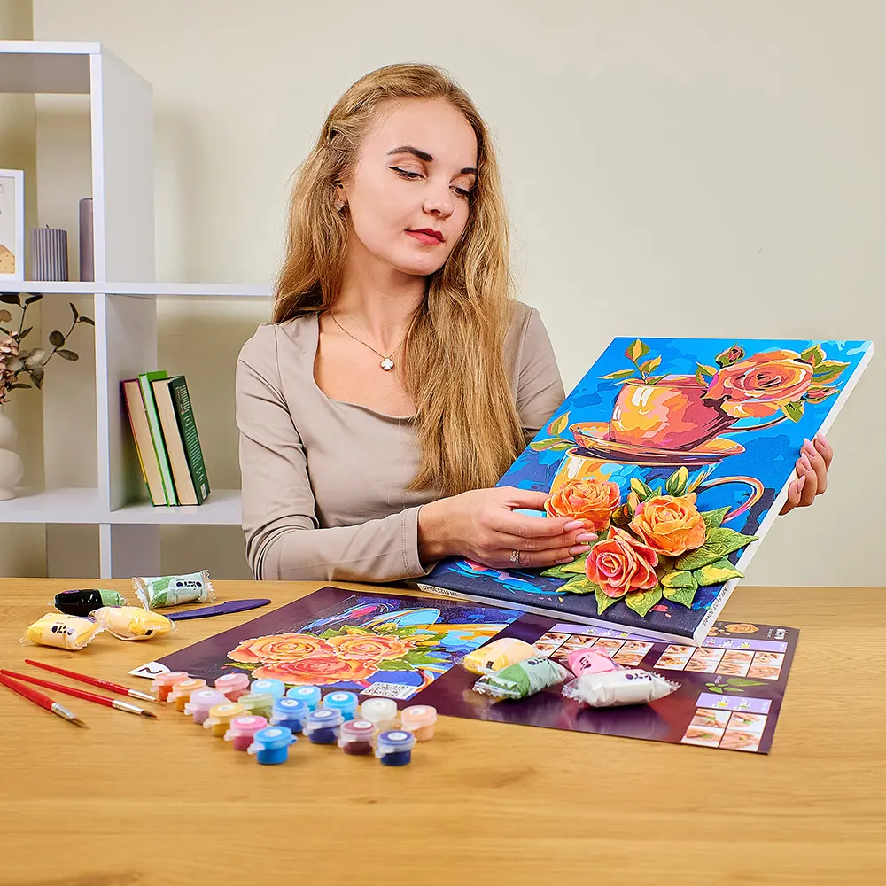 3D Paint by numbers OKTO & Ideyka “Tea party secret” thumbnail 6