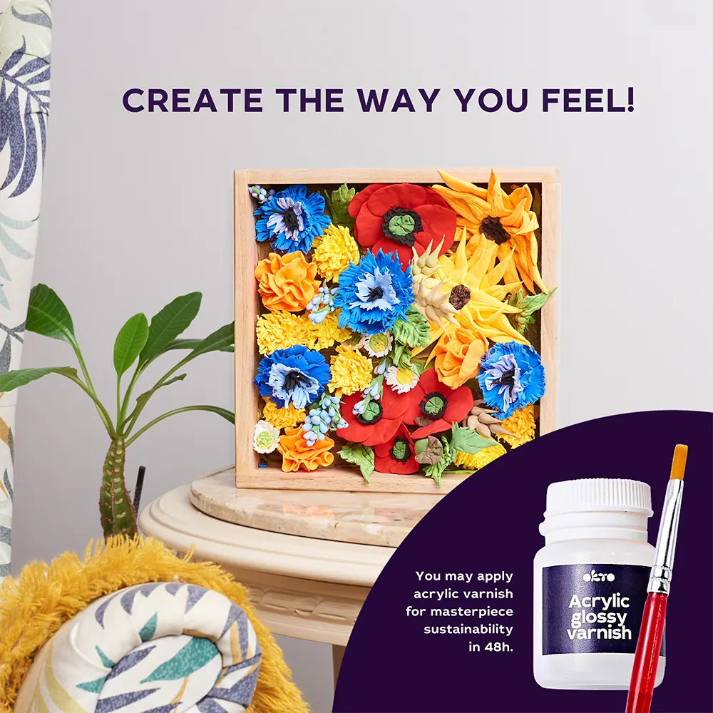 Air Clay Flowers "Freedom" thumbnail 7