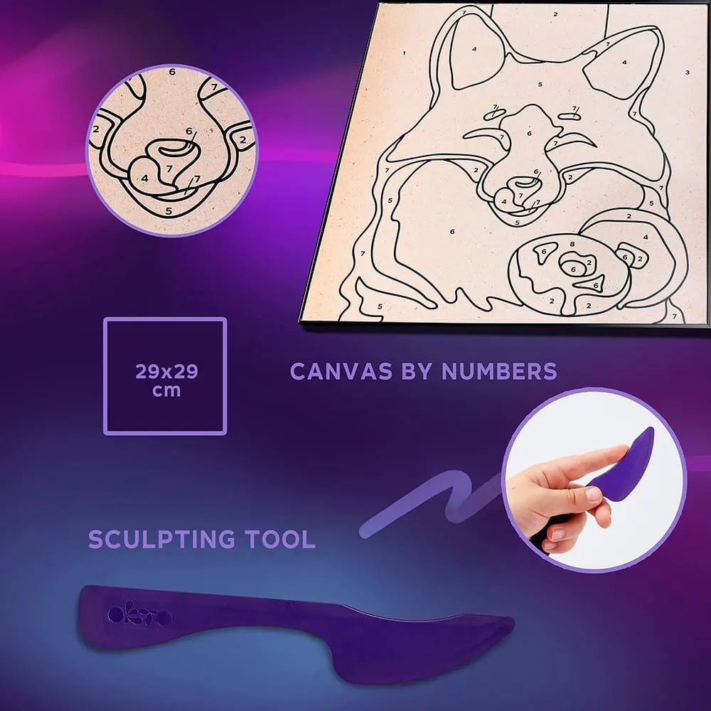 Painting by numbers “Fox” - View 3